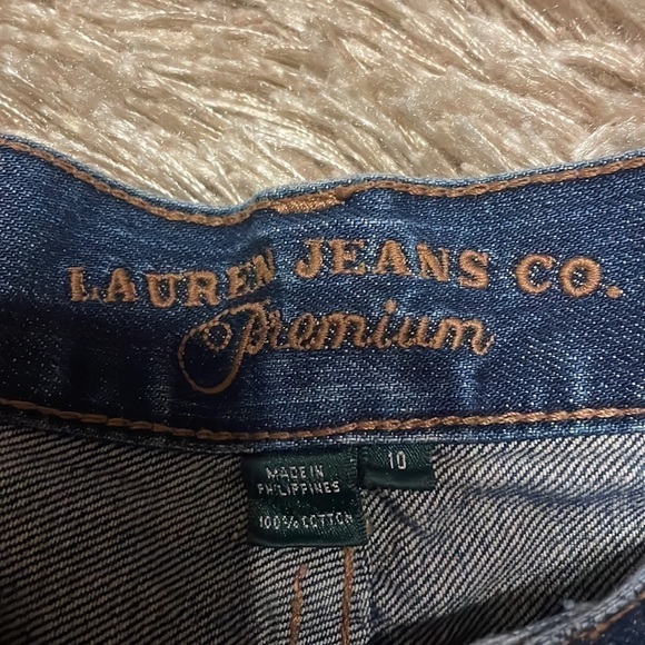 LAUREN Ralph Jeans Co. Premium Blue Jeans‎ Size 10 - Picture 7 of 14